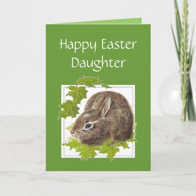 Tarjeta Festiva Pascua feliz alguna hija linda del Special del (Anverso)