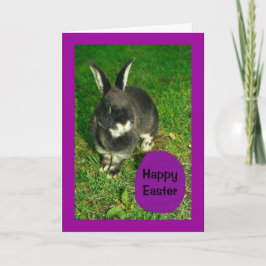 Tarjeta Festiva ¡Pascua feliz de Somebunny que le ama!