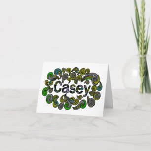 Tarjeta Festiva Pascua feliz por Casey