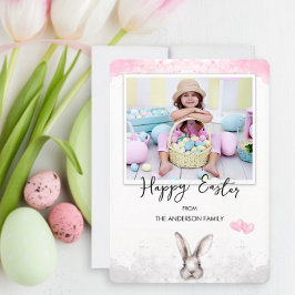 Tarjeta Festiva Pascua fotográfica personalizado