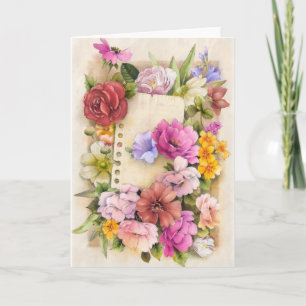 Tarjeta Festiva Pascua, primavera