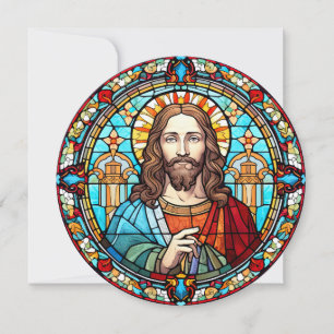 Tarjeta Festiva Pascua Religiosa Jesucristo