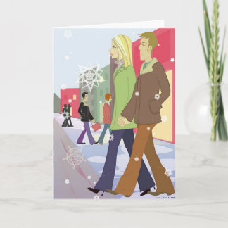 Tarjeta Festiva Paseo de vacaciones