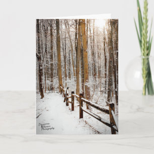 Tarjeta Festiva Paseo del invierno (5,0)