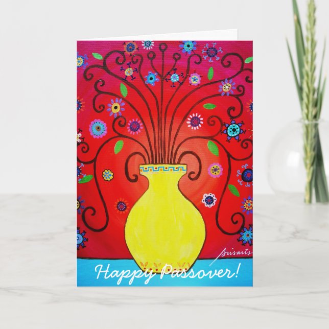 Tarjeta Festiva Passover feliz (Anverso)