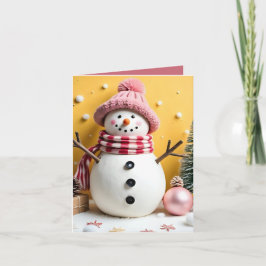 Tarjeta Festiva Pastel Christmas - Folded Holiday Card