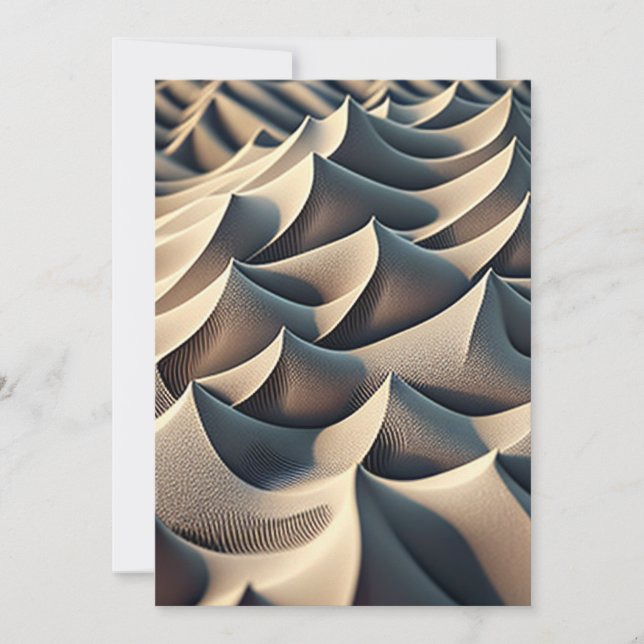 Tarjeta Festiva Pastel Currents (Anverso)