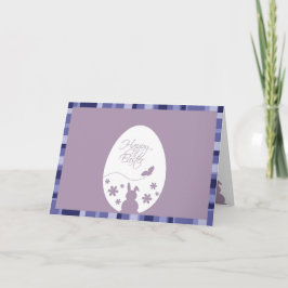 Tarjeta Festiva Pastel de Huevo Feliz de Pascua