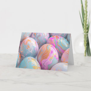 Tarjeta Festiva Pastel de huevos de Pascua