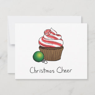 Tarjeta Festiva Pastel de navidades