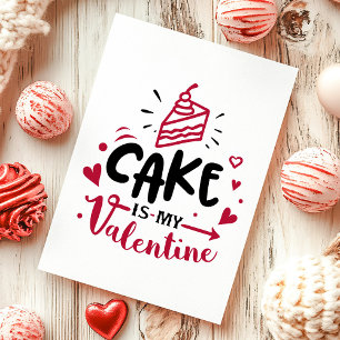 Tarjeta Festiva Pastel es mi San Valentín Anti Día de San Valentín