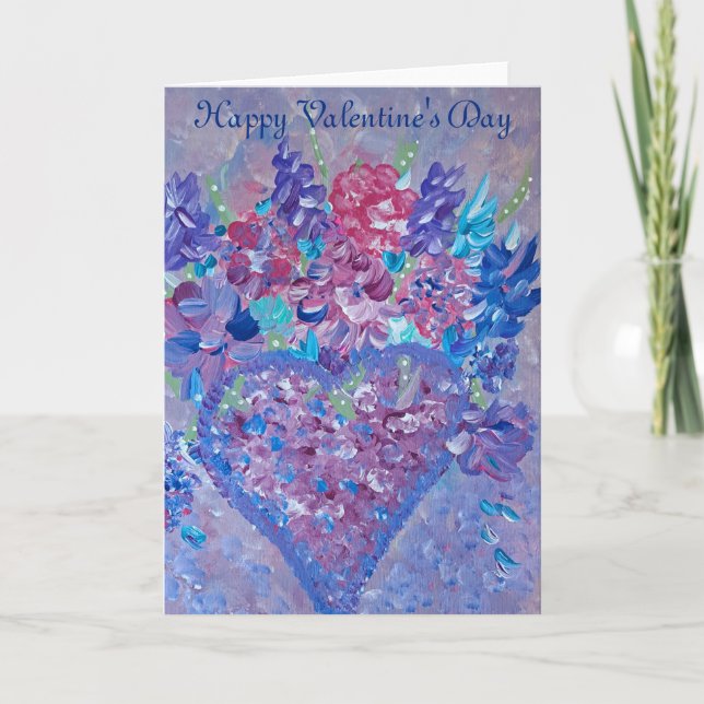 Tarjeta Festiva Pasteles de amor (Anverso)