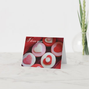 Tarjeta Festiva Pasteles de San Valentín
