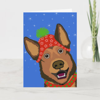 Tarjeta Festiva pastor de navidades