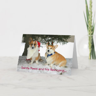Tarjeta Festiva Patas de Santa y su Reincorgi