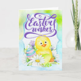 Tarjeta Festiva Patata Cuta - Deseos De Pascua