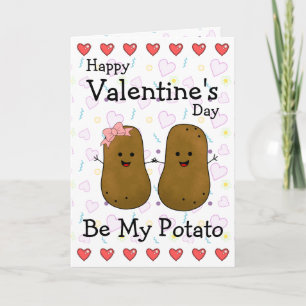 Tarjeta Festiva Patata personalizada del Día de San Valentín