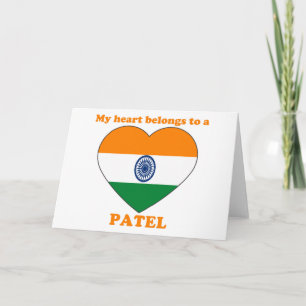 Tarjeta Festiva Patel