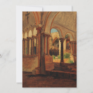 Tarjeta Festiva Patio del monasterio abandonado