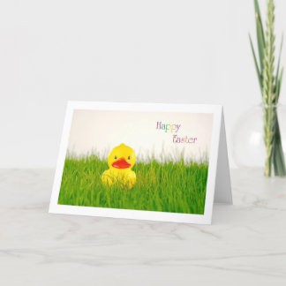 Tarjeta Festiva Pato afortunado