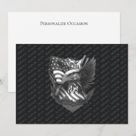 Tarjeta Festiva Patriotic Military Appreciation Thank You Veterans