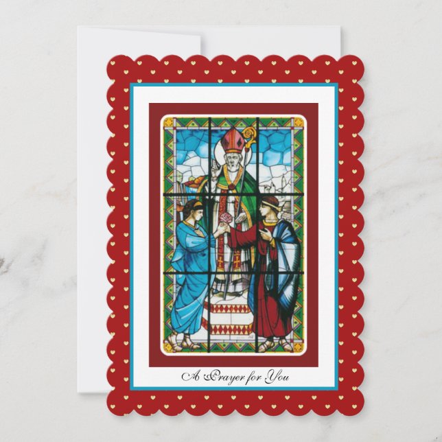 Tarjeta Festiva Patrocinador de San Valentín de los amantes del po (Anverso)