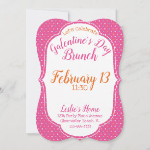 Tarjeta Festiva Patrón divertido de burro rosado "Brunch del día d