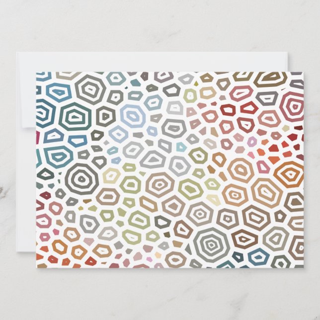 Tarjeta Festiva Patrón experimental 6 (Anverso)