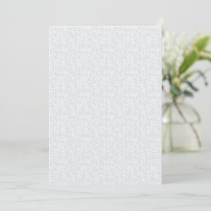 Tarjeta Festiva Patrón floral geométrico gris claro