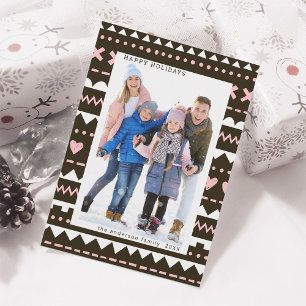 Tarjeta Festiva Patrón Girlish lindo Festejo feliz foto