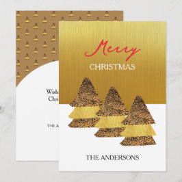 Tarjeta Festiva Patrón Wild Noel