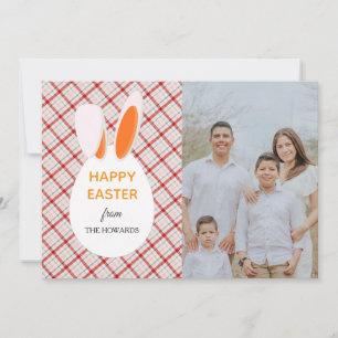 Tarjeta Festiva Patrones modernos elegantes Felices Pascuas Foto