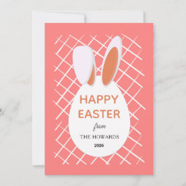 Tarjeta Festiva Patrones modernos elegantes Foto Feliz Pascua