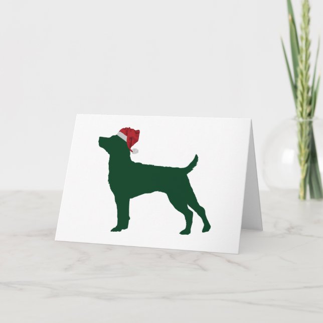 Tarjeta Festiva Patterdale Terrier (Anverso)