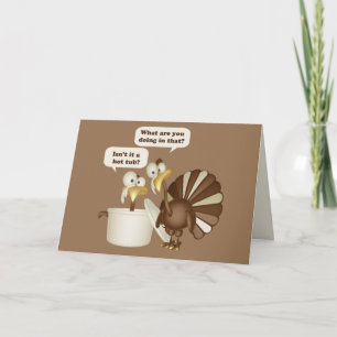 Tarjeta Festiva Pavo de hidromasaje