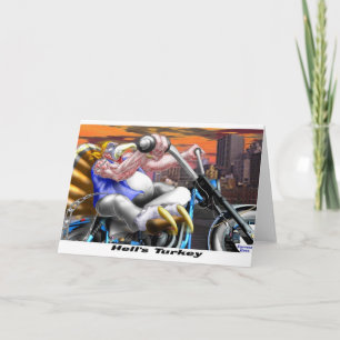 Tarjeta Festiva Pavo del Infierno Camisetas y Regalos Divertidos d