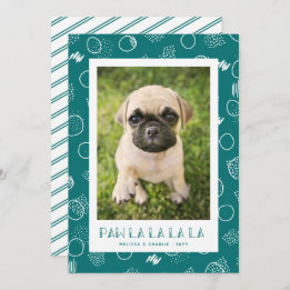 Tarjeta Festiva Paw La La La | Foto Mascota