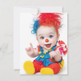 Tarjeta Festiva Payaso