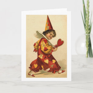 Tarjeta Festiva Payaso de San Valentín (2)