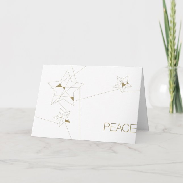 TARJETA FESTIVA PAZ (Anverso)