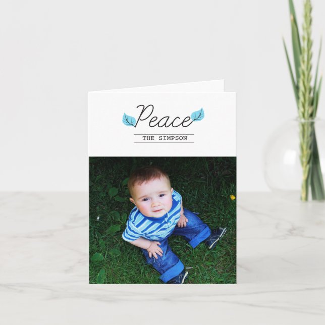 Tarjeta Festiva Paz (Anverso)