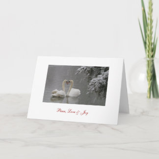 Tarjeta Festiva Paz, amor y alegría