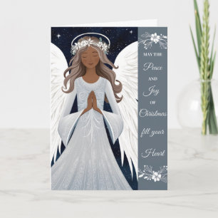 Tarjeta Festiva Paz, amor y oraciones