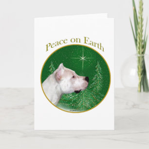Tarjeta Festiva Paz de Dogo Argentino