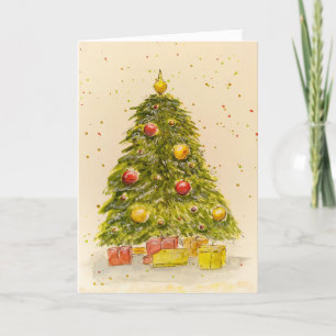 Tarjeta Festiva Paz de Navidades mágicos