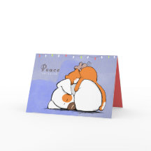 Paz en día de fiesta oxidado del remiendo n de la