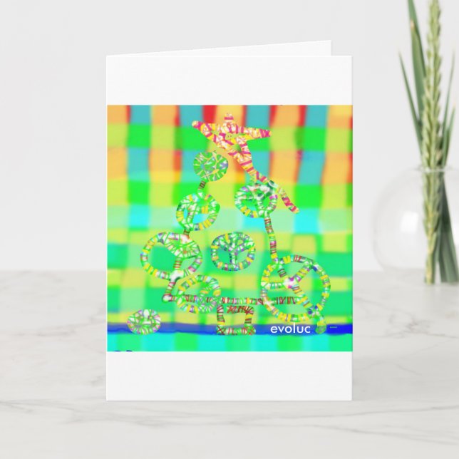 TARJETA FESTIVA PAZ EN LA TIERRA (Anverso)