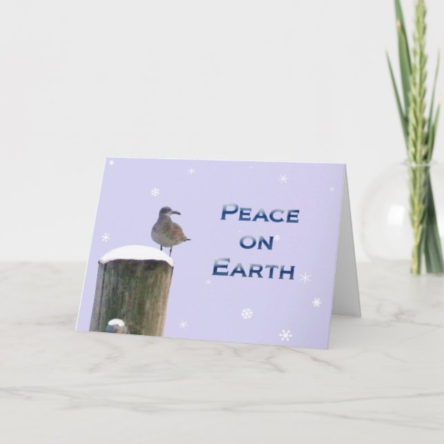 Tarjeta Festiva Paz en la Tierra (Anverso)