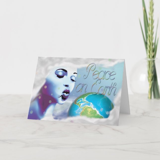 Tarjeta Festiva Paz en la tierra (Anverso)