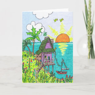 Tarjeta Festiva Paz en la tierra